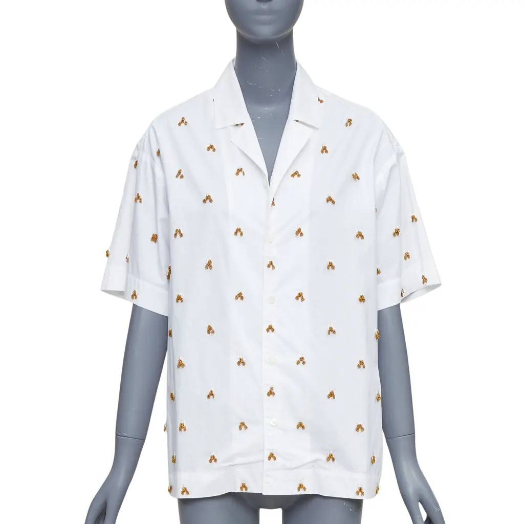 Jacquemus La Chemise Blé White Cotton Very good - Front View