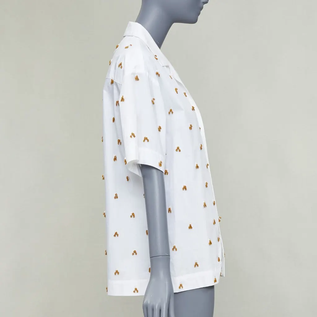 Jacquemus La Chemise Bl√© White Cotton Very good - Model View