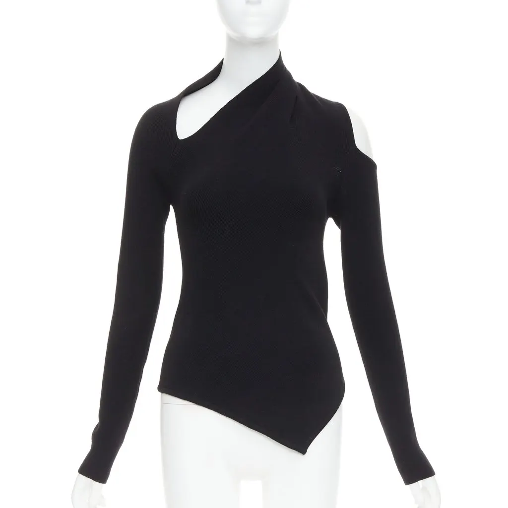 Monse Black Wool Knitwear Black Wool Very good - Front View
