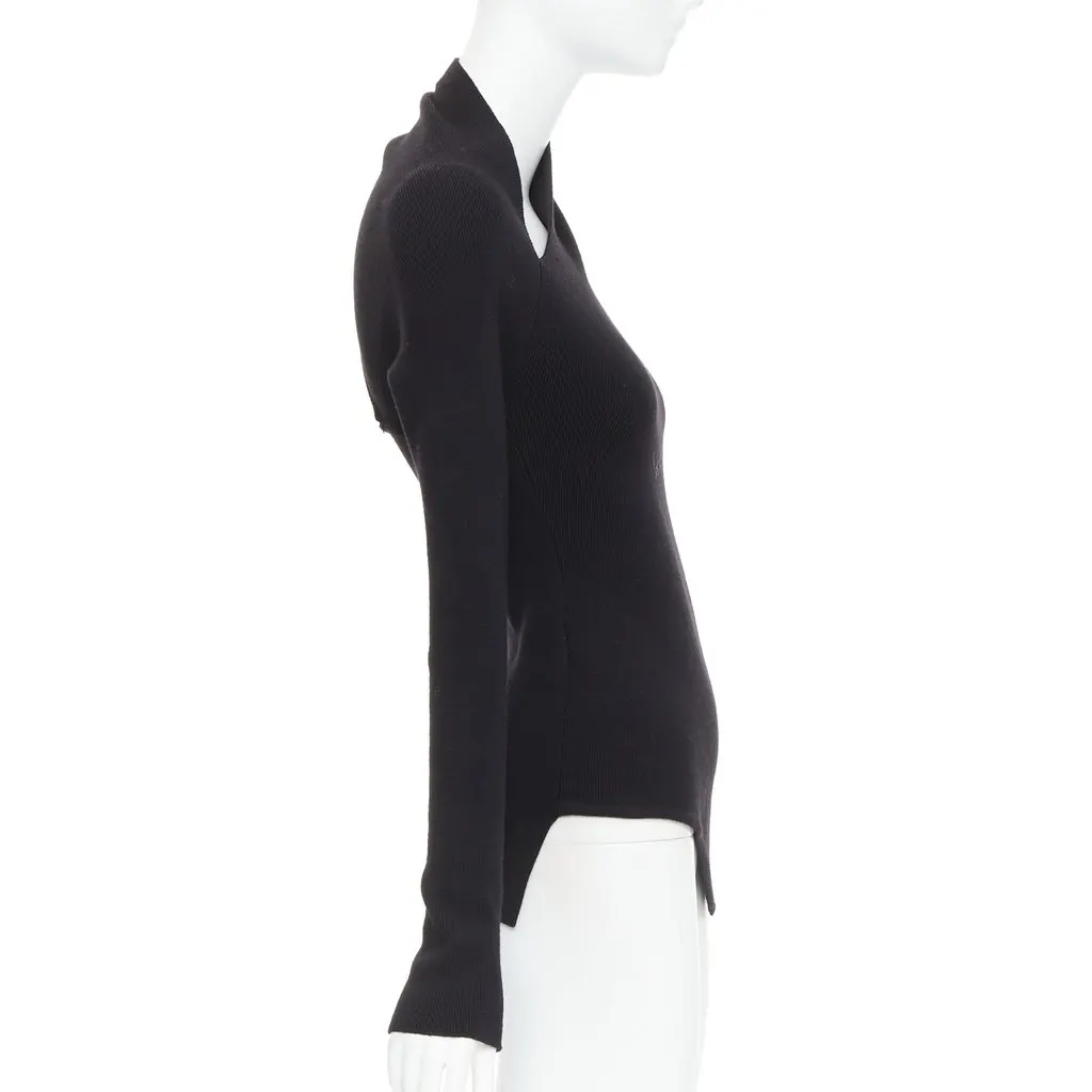 Monse Black Wool Knitwear Black Wool Very good - Model View