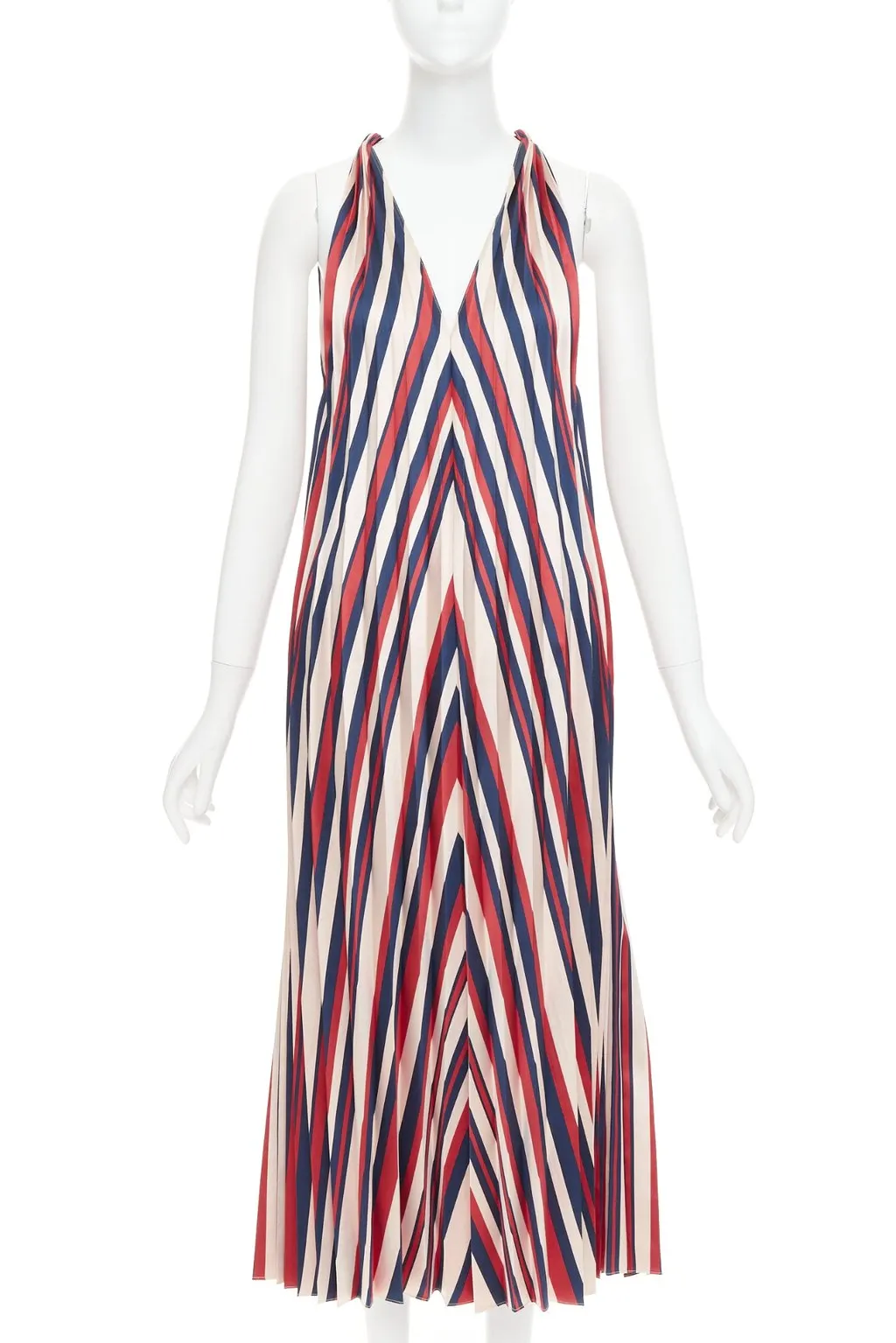 Tome Beige Polyester Dress Beige Polyester Very good - Front View