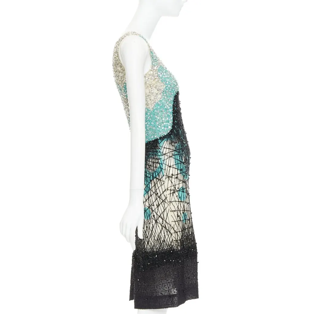 Carolina Herrera Ecru Silk Dress Ecru Silk Good - Model View