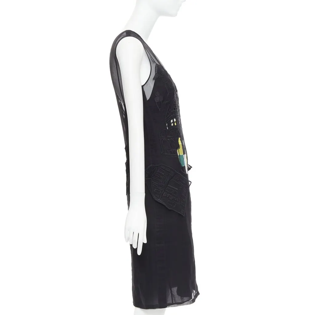 Emilio Pucci Black Silk Dress Black Silk Very good - Model View