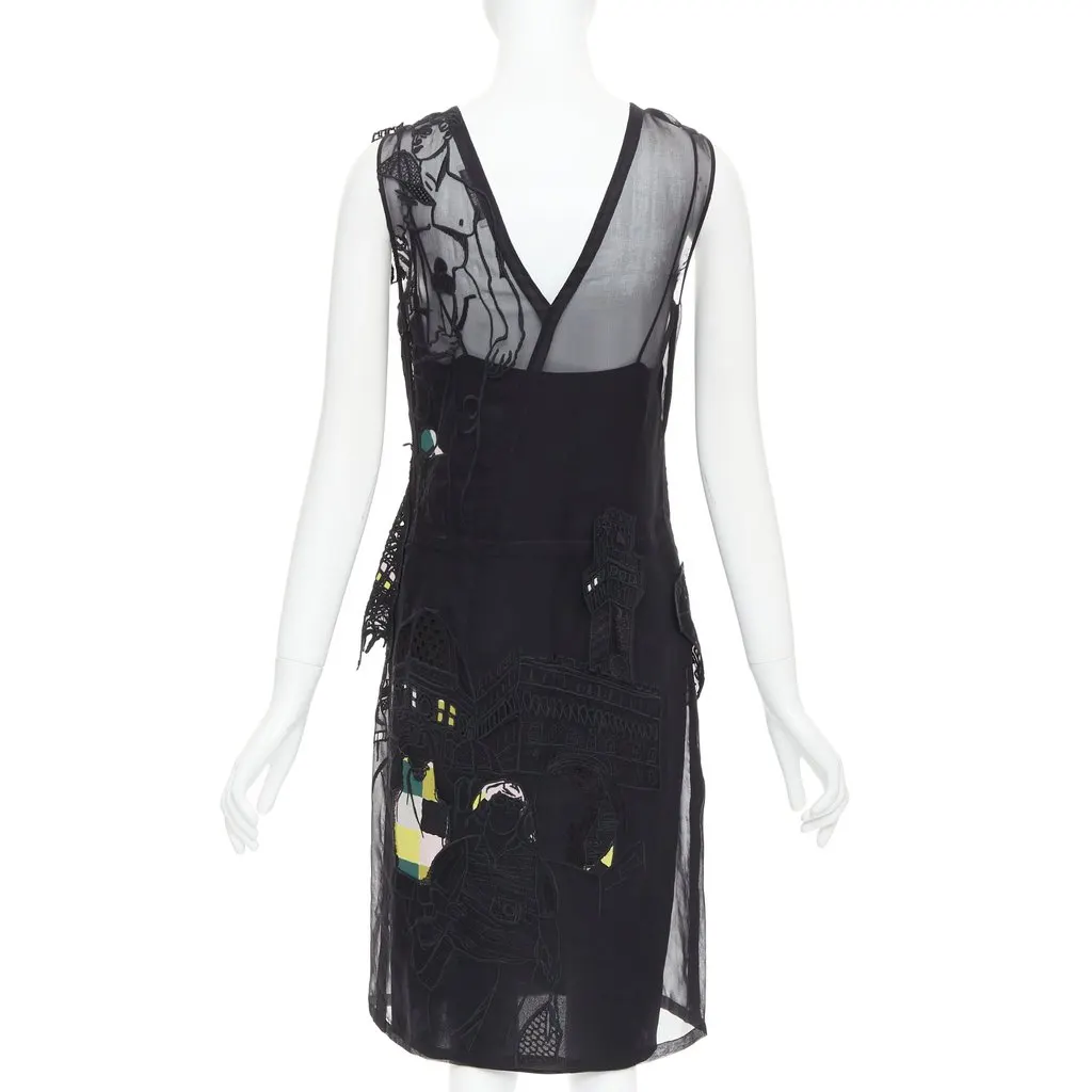 Emilio Pucci Black Silk Dress Black Silk Very good - Box View