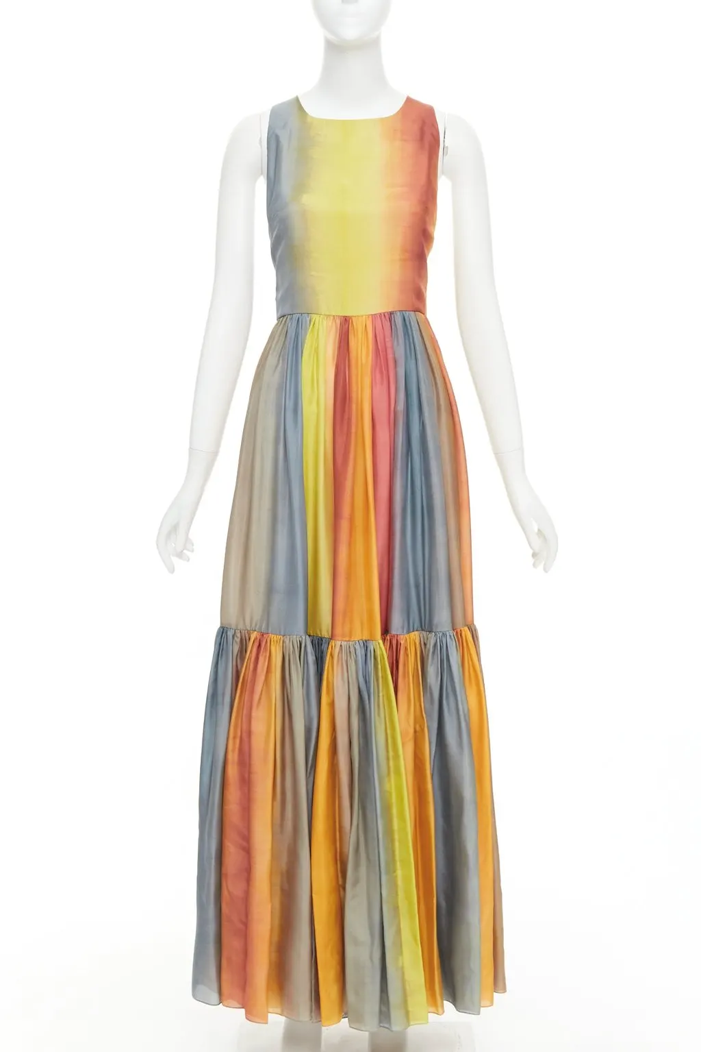 Dior MultiColor Silk Dress MultiColor Silk Very good - Inside View