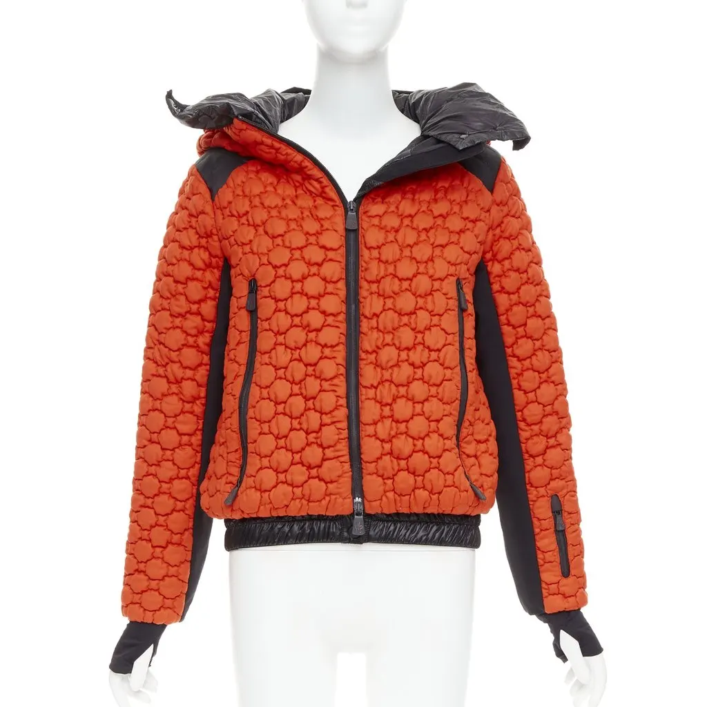 Moncler Soubeyran Orange Wool Very good - Front View