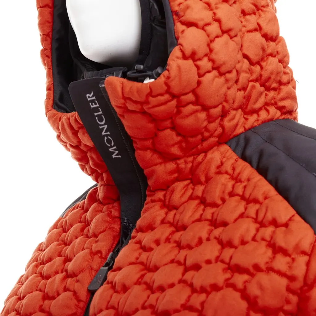 Moncler Soubeyran Orange Wool Very good - Back View