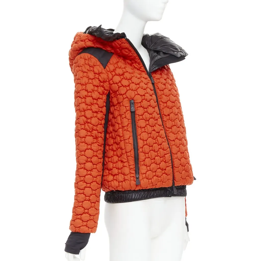 Moncler Soubeyran Orange Wool Very good - Inside View