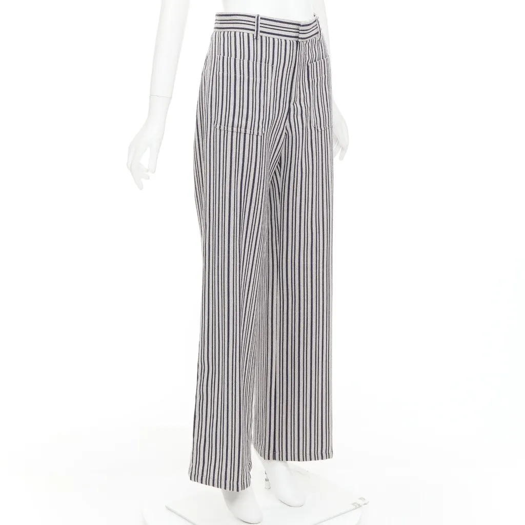 Dior Navy Wool Trouser Navy Wool Very good - Inside View