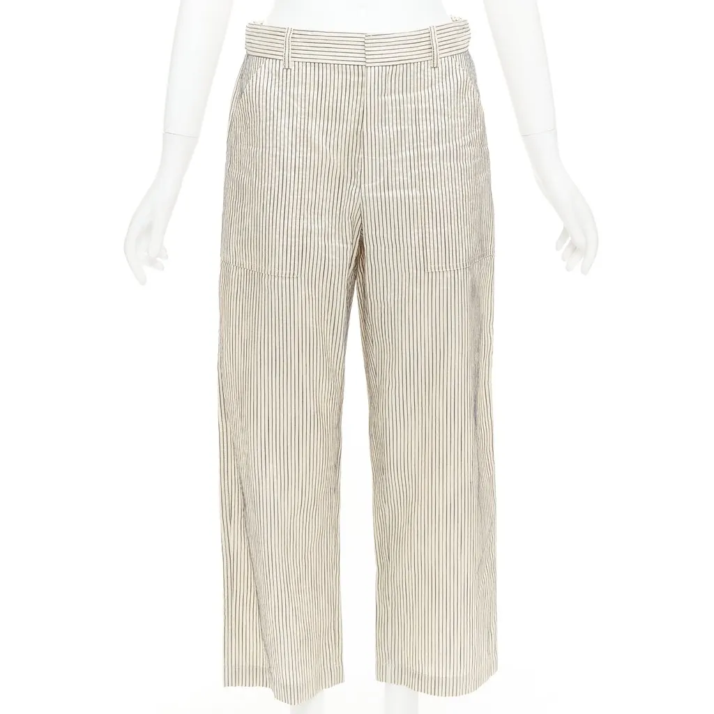 Dior Beige Silk Trouser Beige Silk Very good - Front View