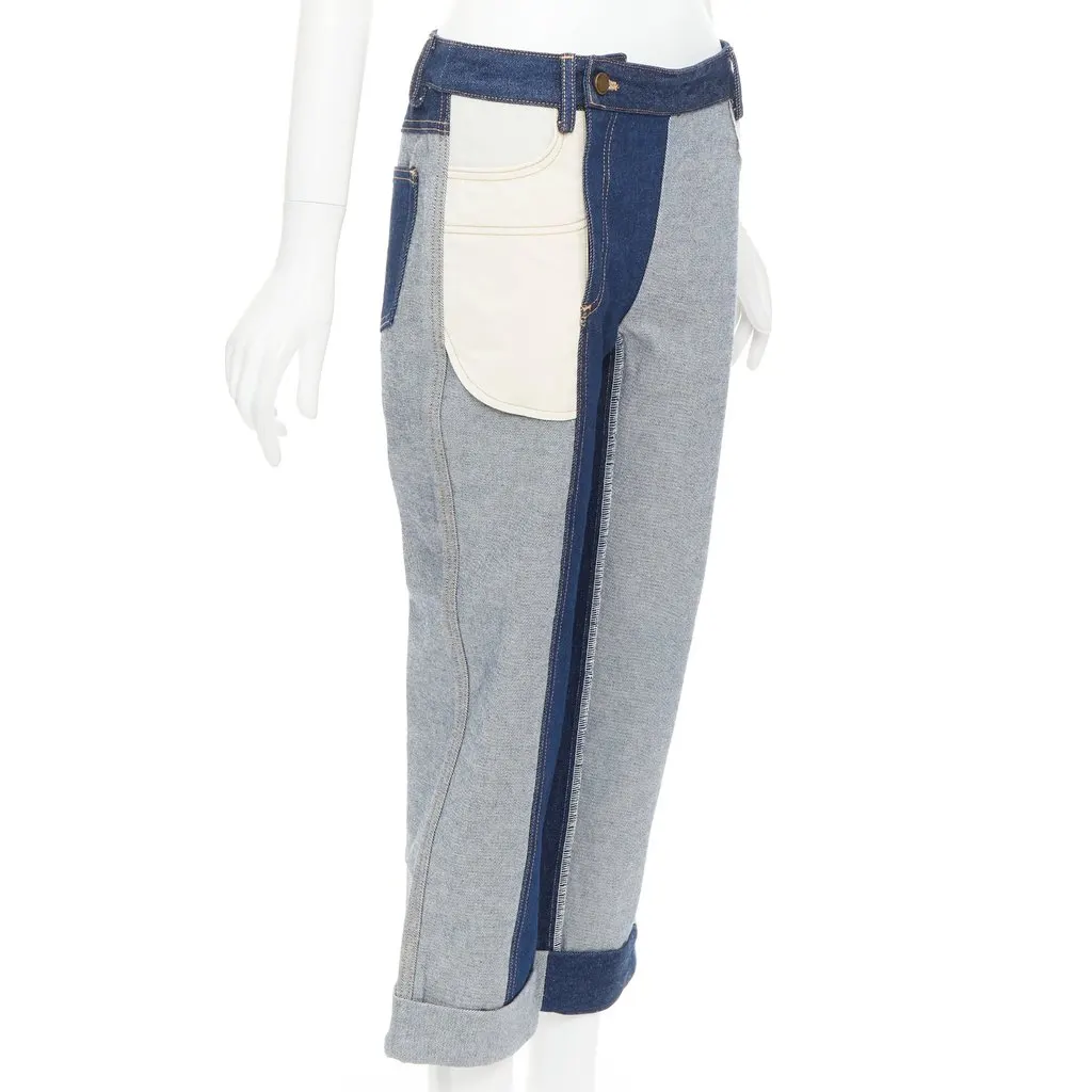 Monse Ecru Denim Jeans Ecru Denim Very good - Inside View