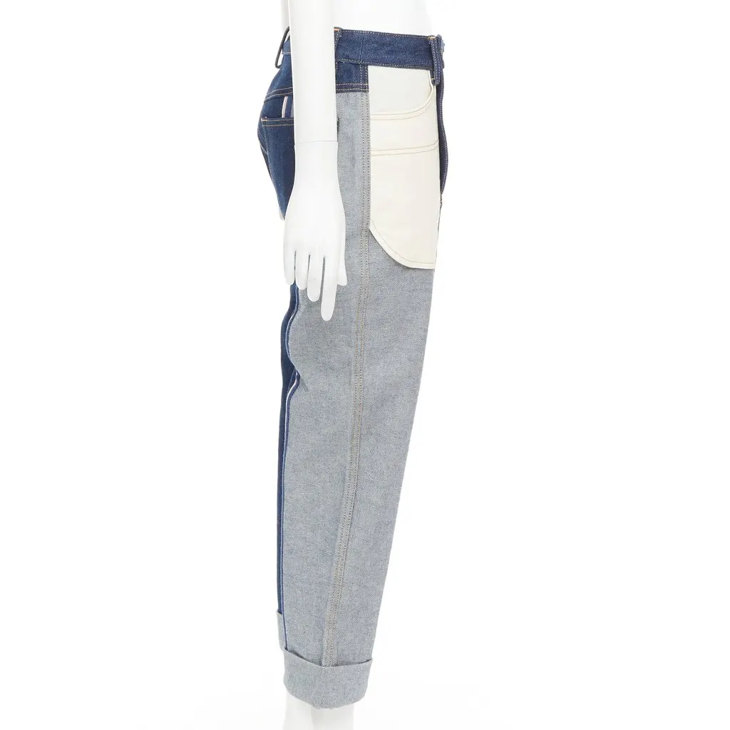 Monse Ecru Denim Jeans Ecru Denim Very good - Model View