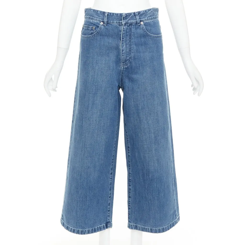 Dior Blue Cotton Jeans Blue Cotton Very good - Front View