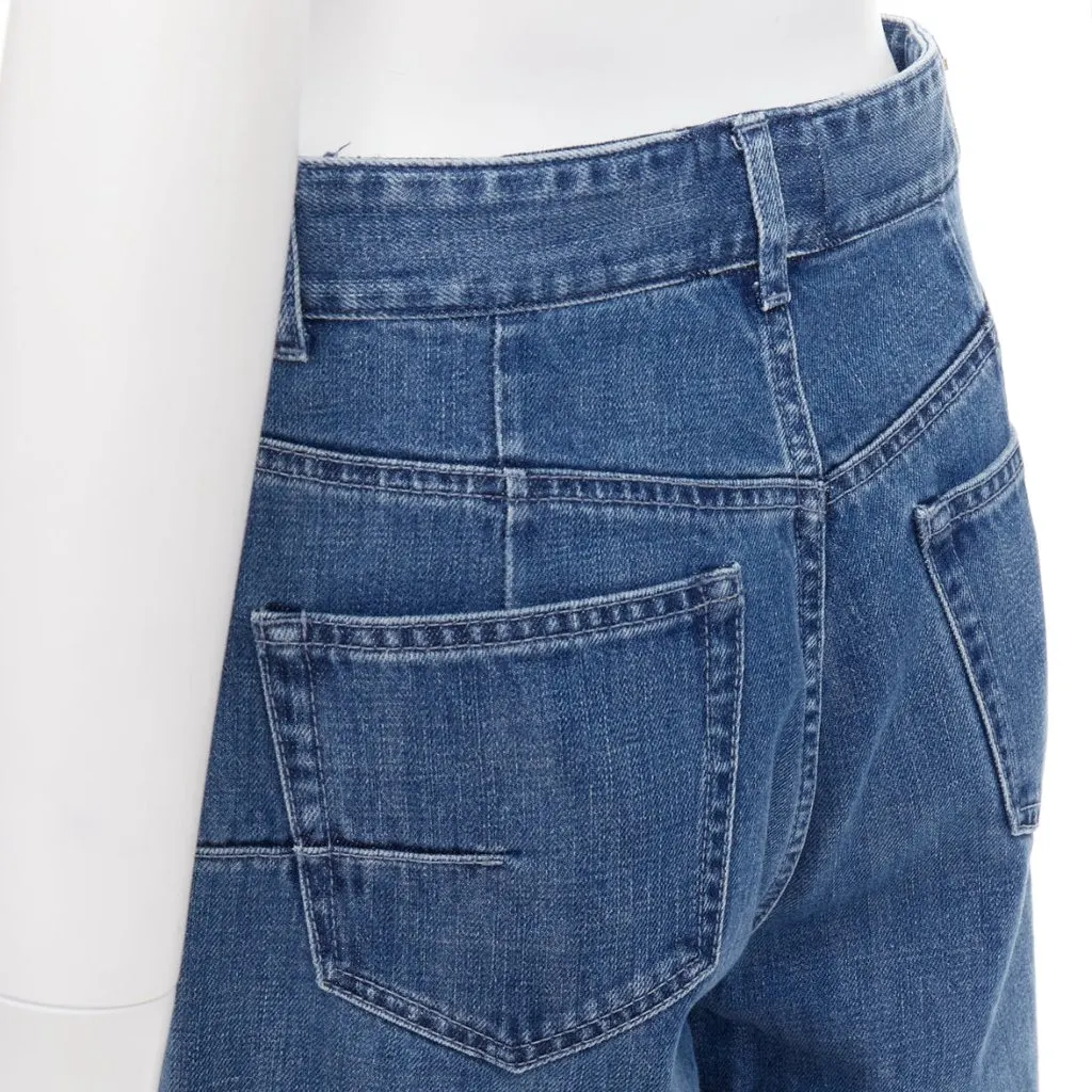 Dior Blue Cotton Jeans Blue Cotton Very good - Back View