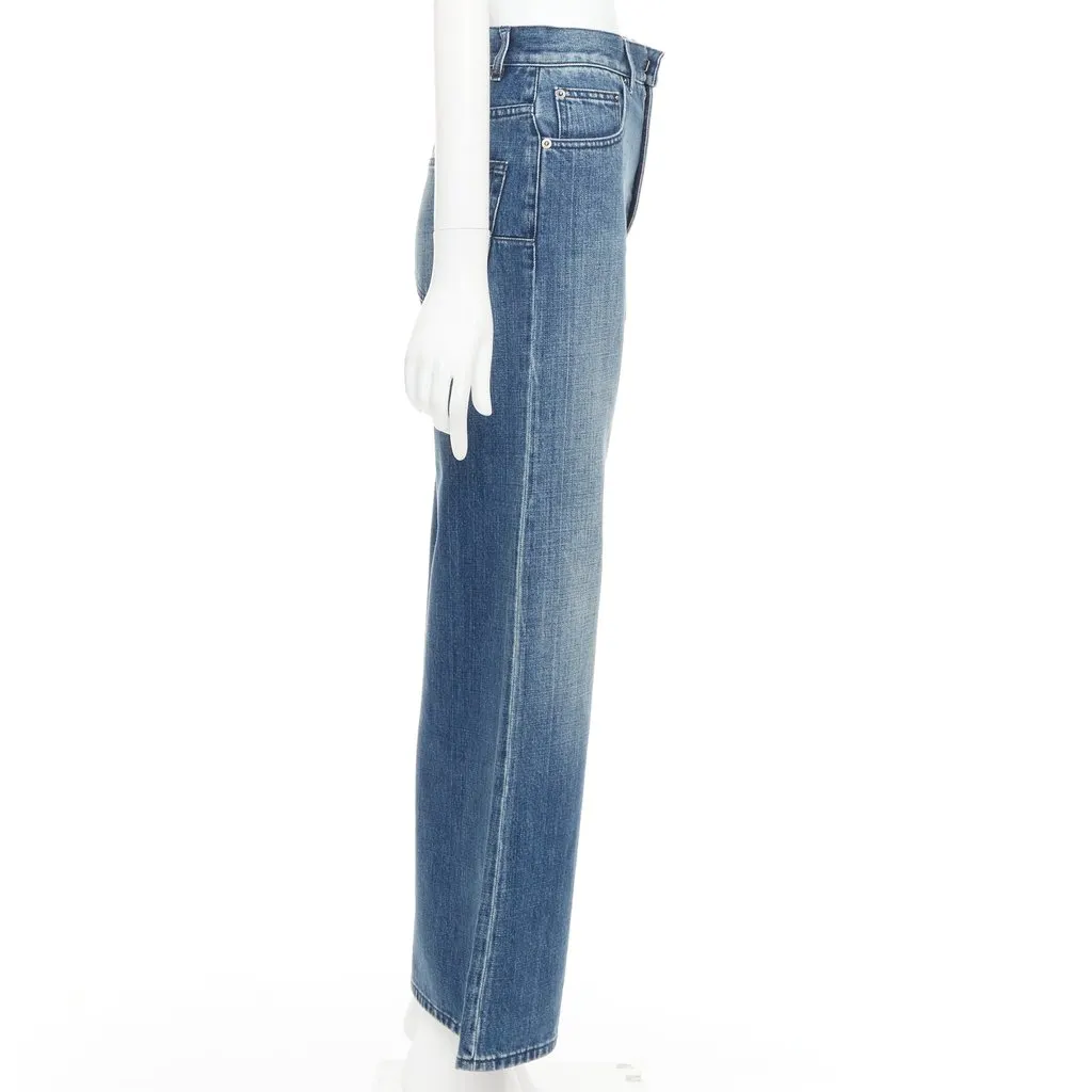 Dior Blue Denim Jeans Blue Denim Very good - Model View