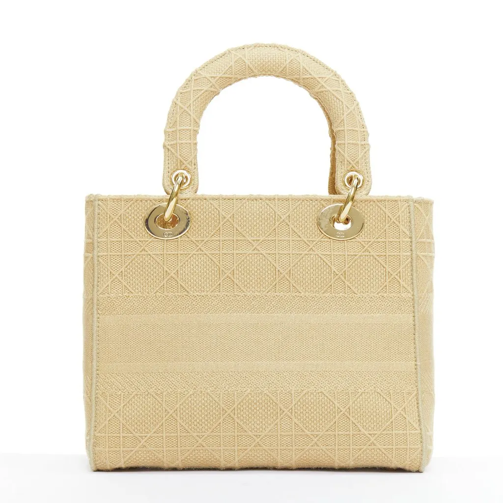 Dior Lady D-Lite Beige Polyester Very good - Box View