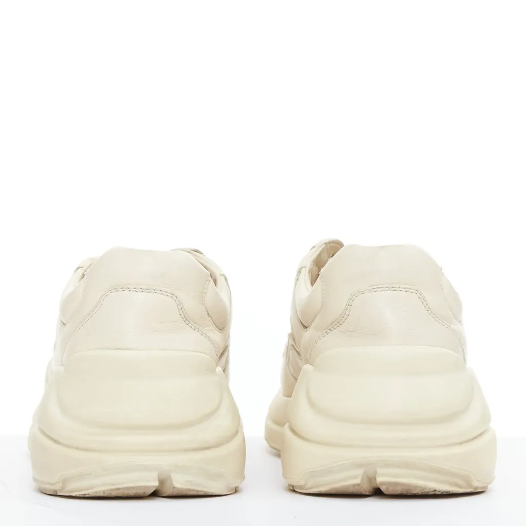 Gucci Rhyton Ecru Leather Fair - Box View