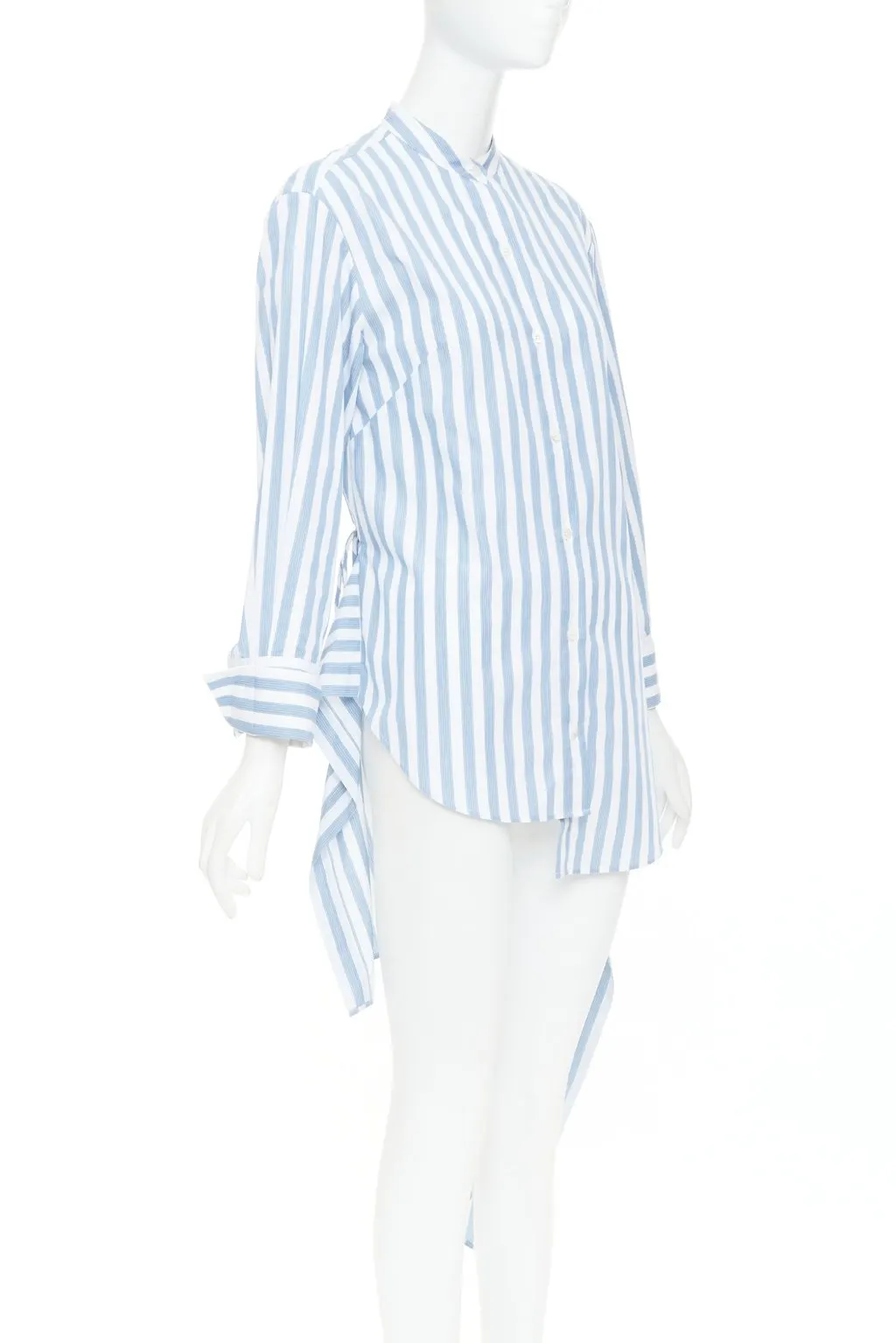Monse Blue Cotton Top Blue Cotton Fair - Inside View