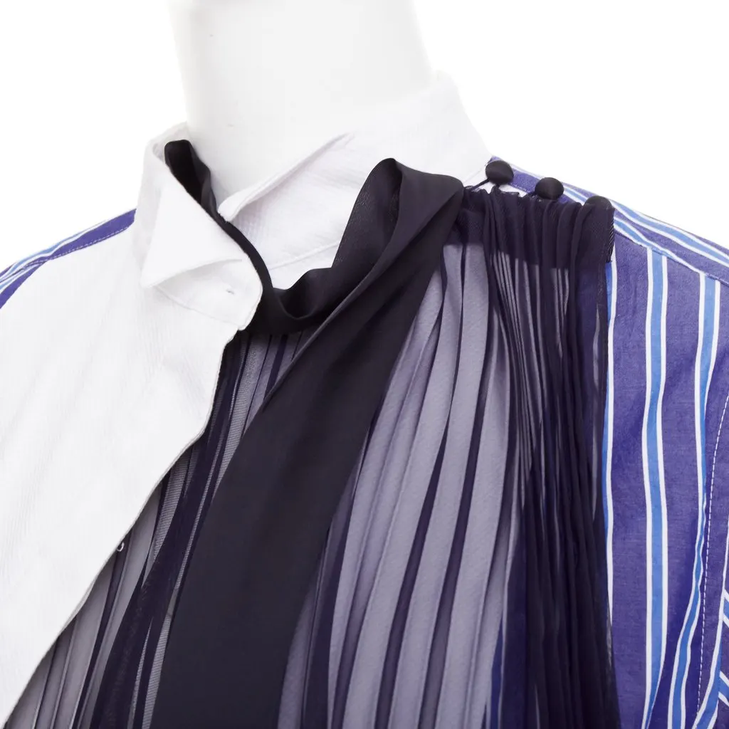 Sacai White Cotton Top White Cotton Good - Back View