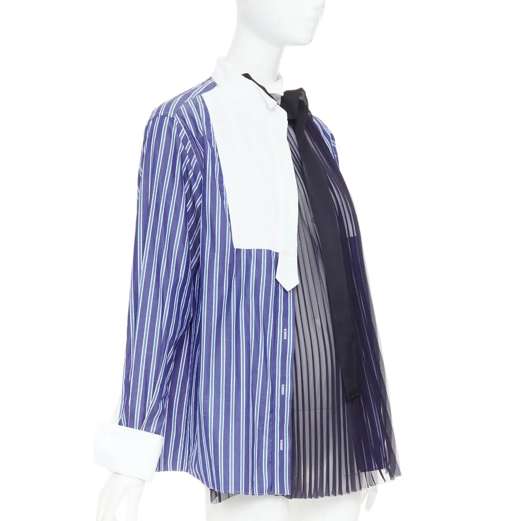 Sacai White Cotton Top White Cotton Good - Inside View
