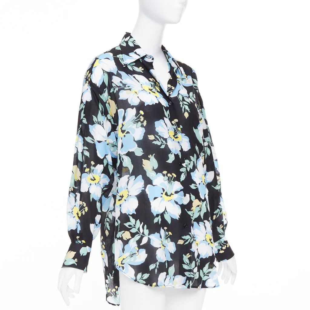 Tom Ford Blue Polyester Top Blue Polyester Good - Inside View