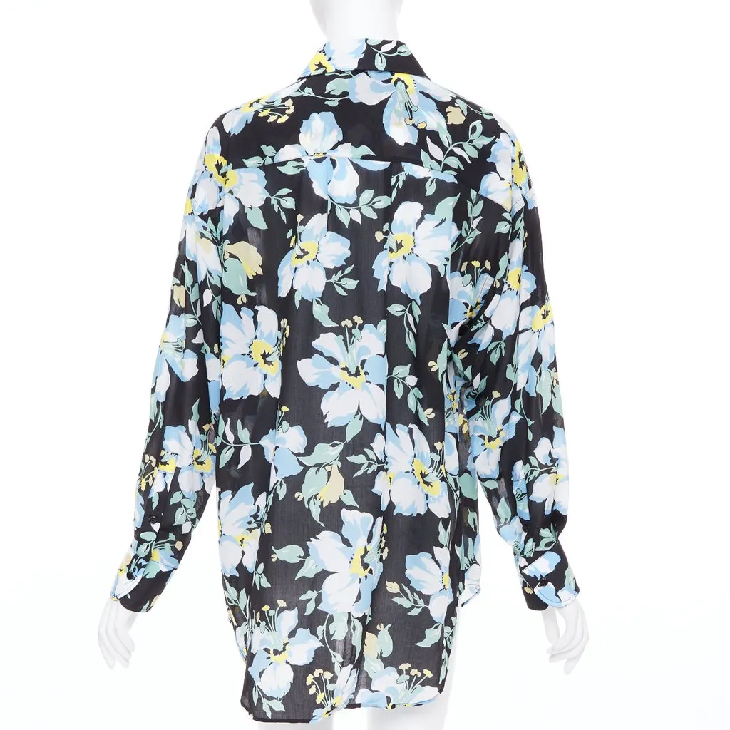 Tom Ford Blue Polyester Top Blue Polyester Good - Box View