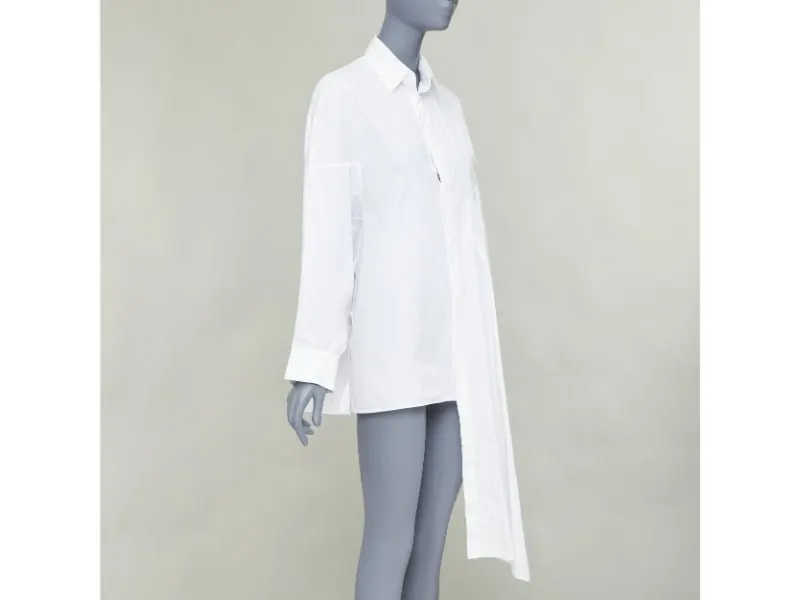 Yohji Yamamoto White Cotton Top White Cotton Very good - Inside View