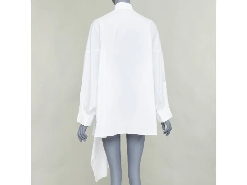 Yohji Yamamoto White Cotton Top White Cotton Very good - Box View