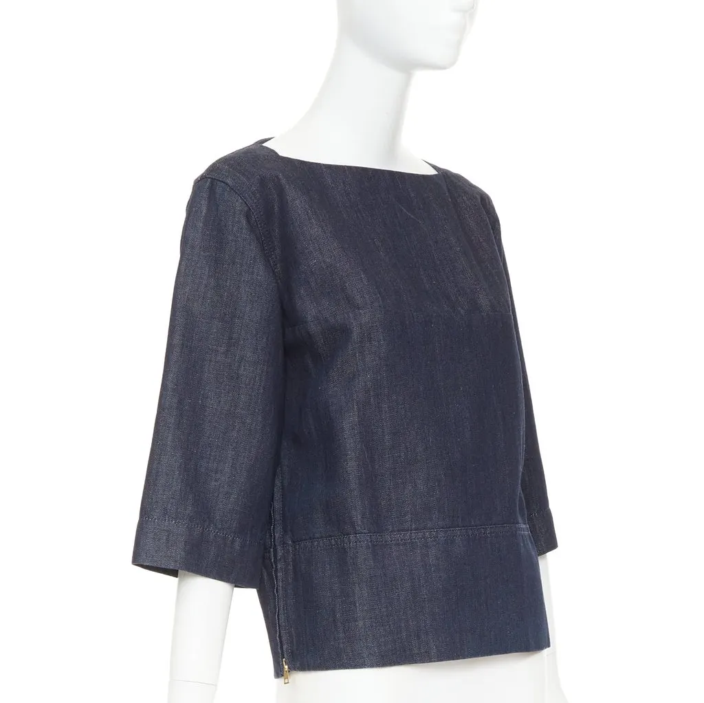 Marni Blue Cotton Top Blue Cotton Very good - Inside View