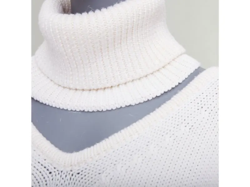 Monse Ecru Wool Knitwear Ecru Wool Very good - Back View
