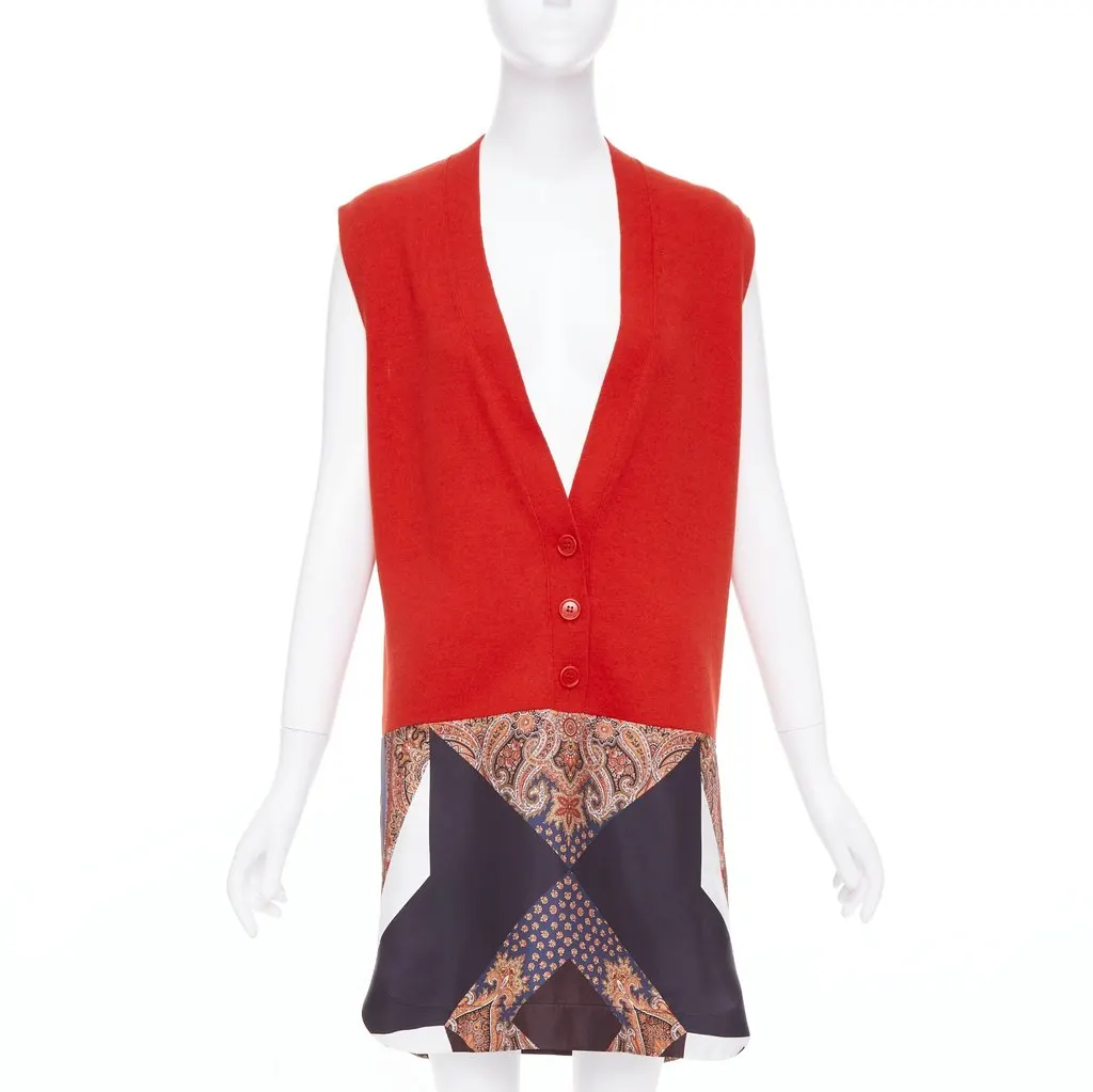 Givenchy Red Wool Dress Red Wool Very good - Front View