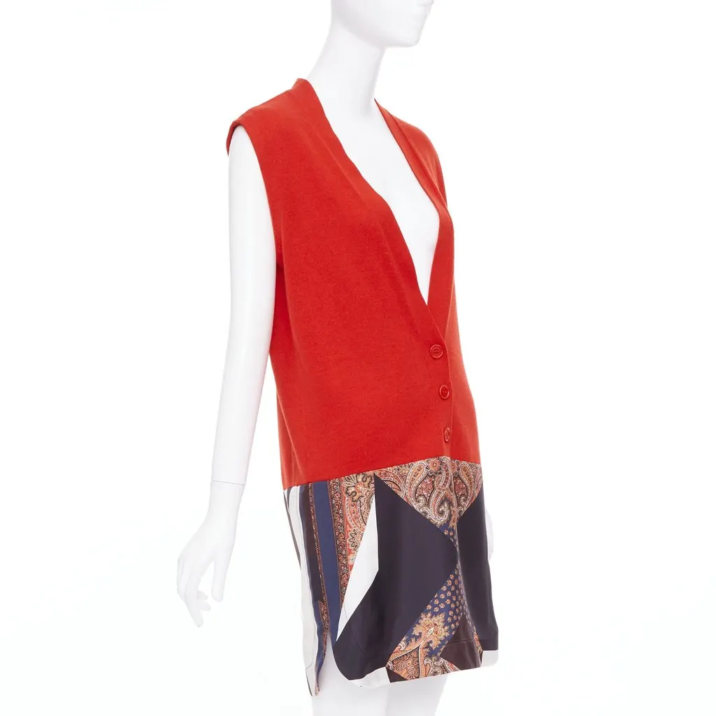 Givenchy Red Wool Dress Red Wool Very good - Inside View