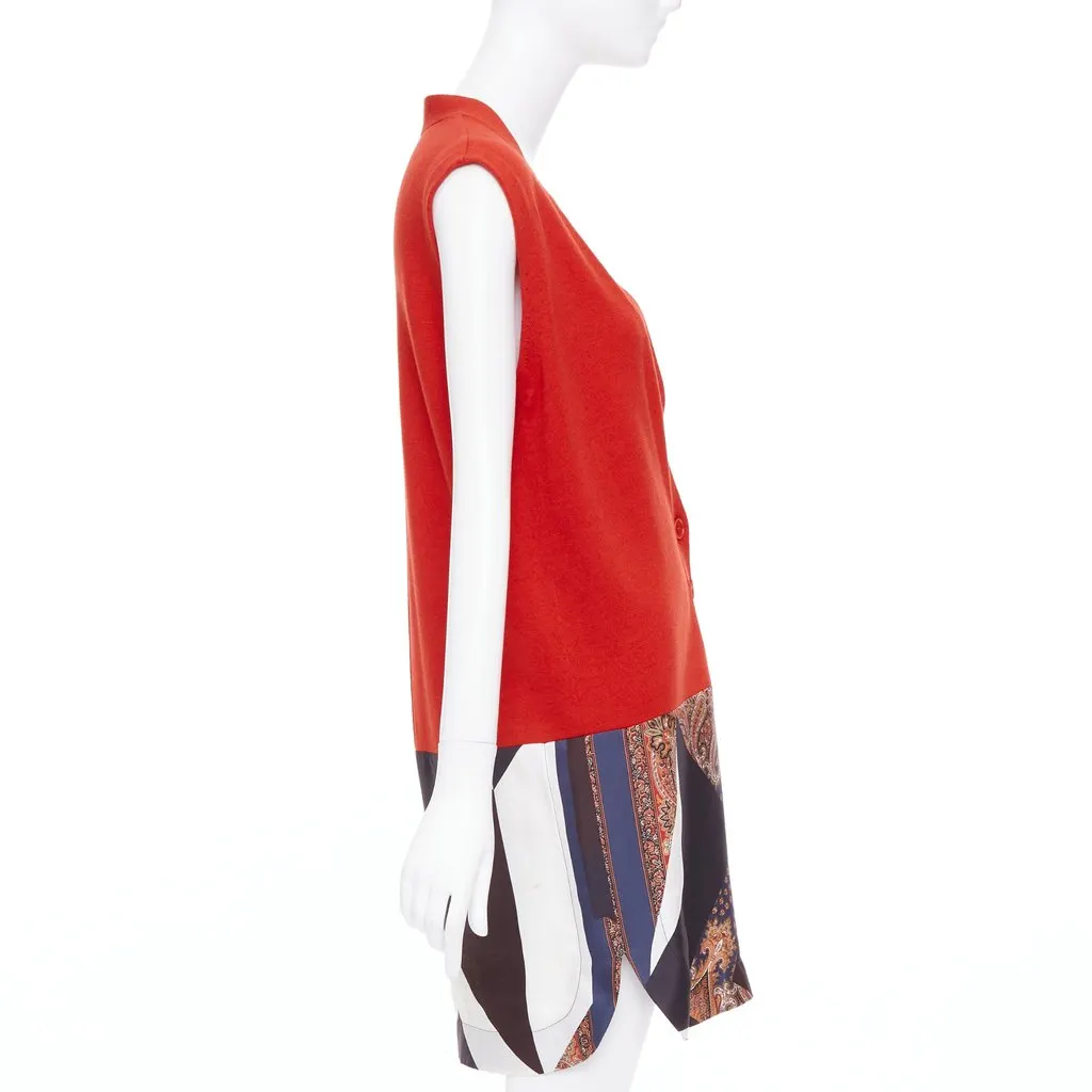 Givenchy Red Wool Dress Red Wool Very good - Model View