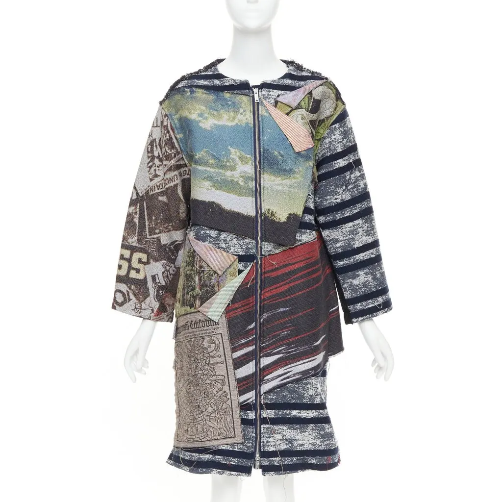 Mihara Yasuhiro MultiColor Cotton Coat MultiColor Cotton Very good - Front View