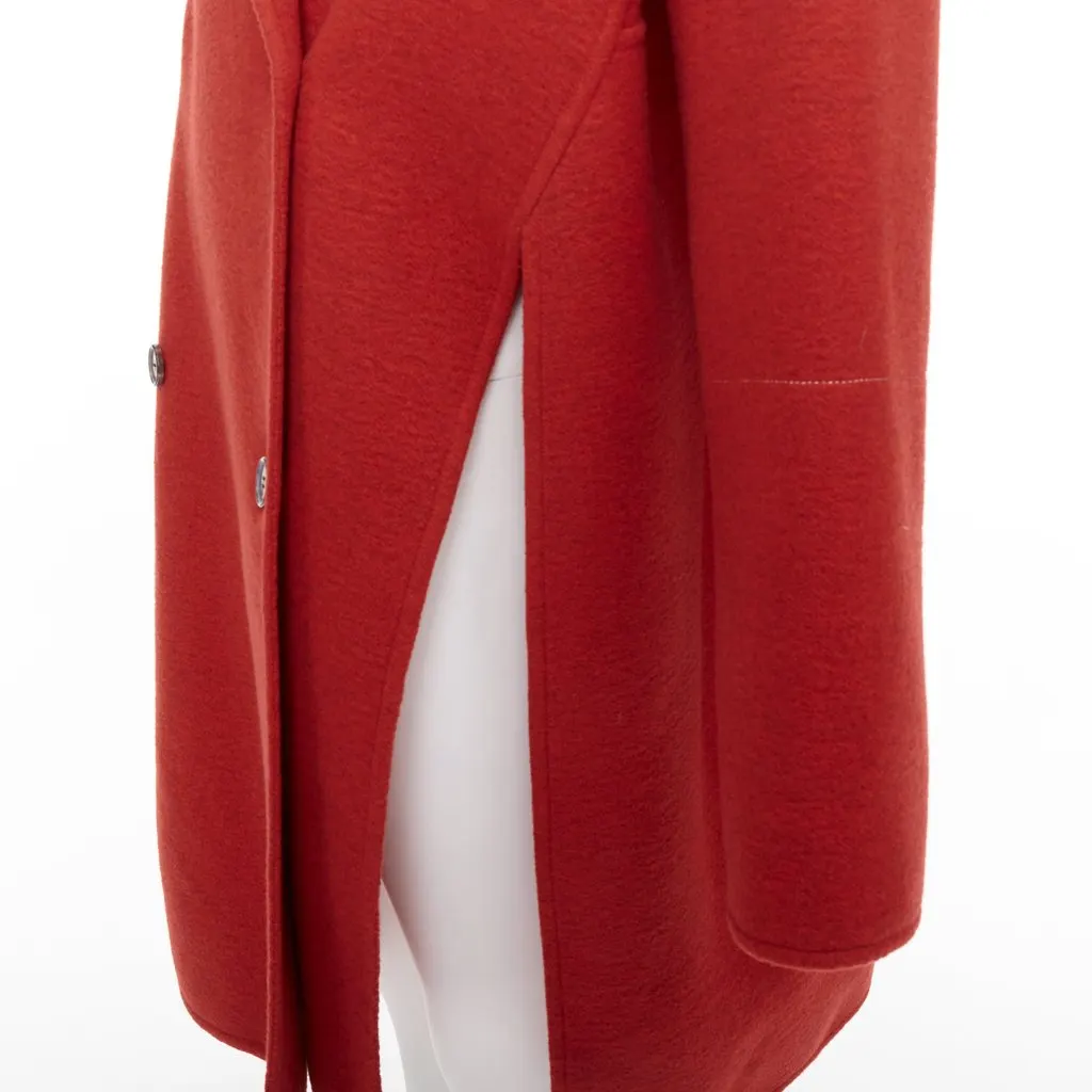 Celine Oversized Cashmere Coat Red Cashmere Very good - Back View