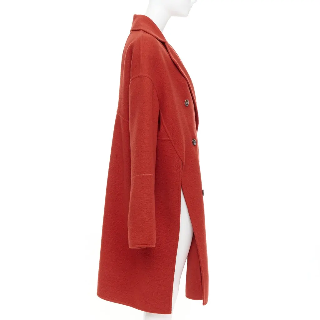 Celine Oversized Cashmere Coat Red Cashmere Very good - Box View