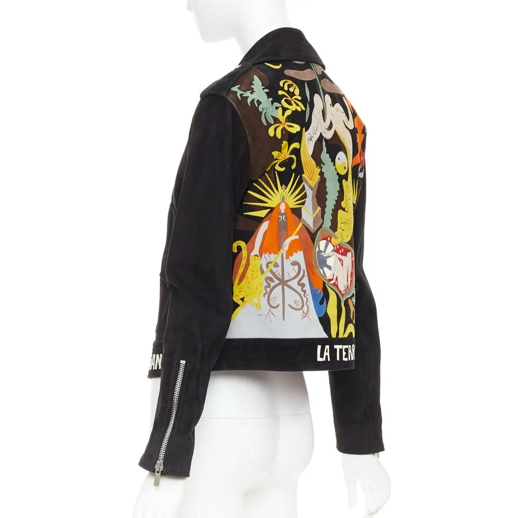 Dior Black Leather Leather Jacket Black Leather Good - Box View