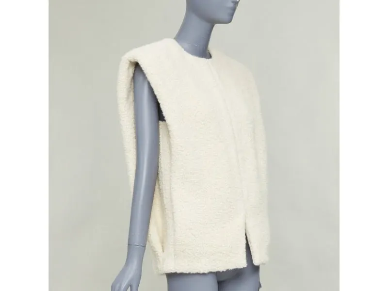 Isabel Marant Gwendalia Ecru Wool Very good - Model View