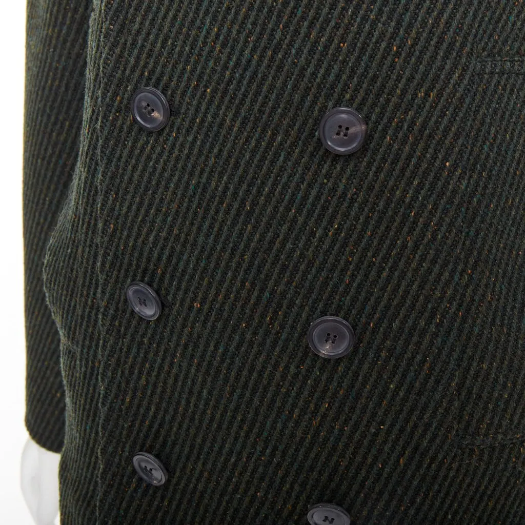 Dior Green Wool Coat Green Wool Very good - Back View