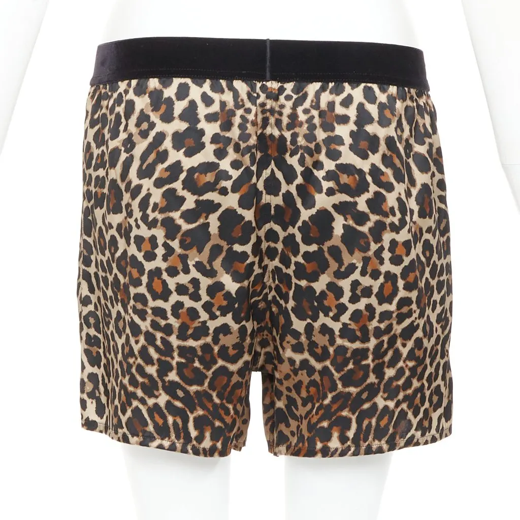Tom Ford Brown Silk Shorts Brown Silk Very good - Box View