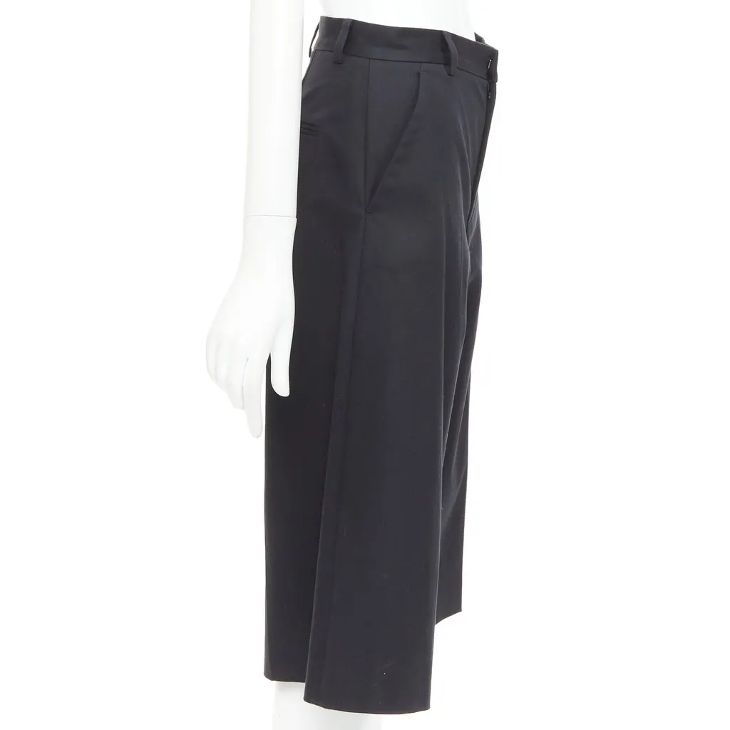 Red Valentino Black Cotton Shorts Black Cotton Very good - Model View