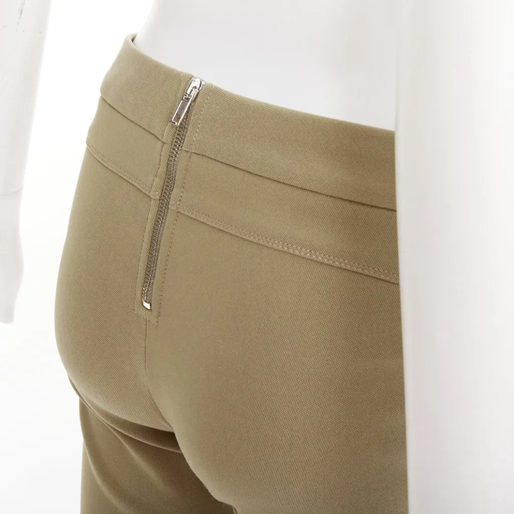 Givenchy Khaki Cotton Trouser Khaki Cotton Good - Back View
