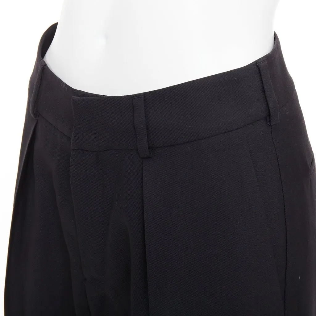 Saint Laurent Black Wool Trouser Black Wool Very good - Back View
