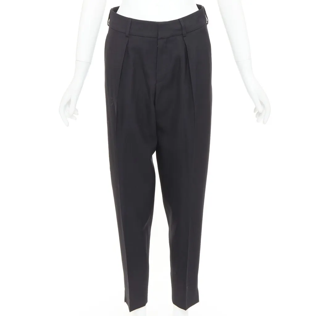 Saint Laurent Black Wool Trouser Black Wool Very good - Inside View
