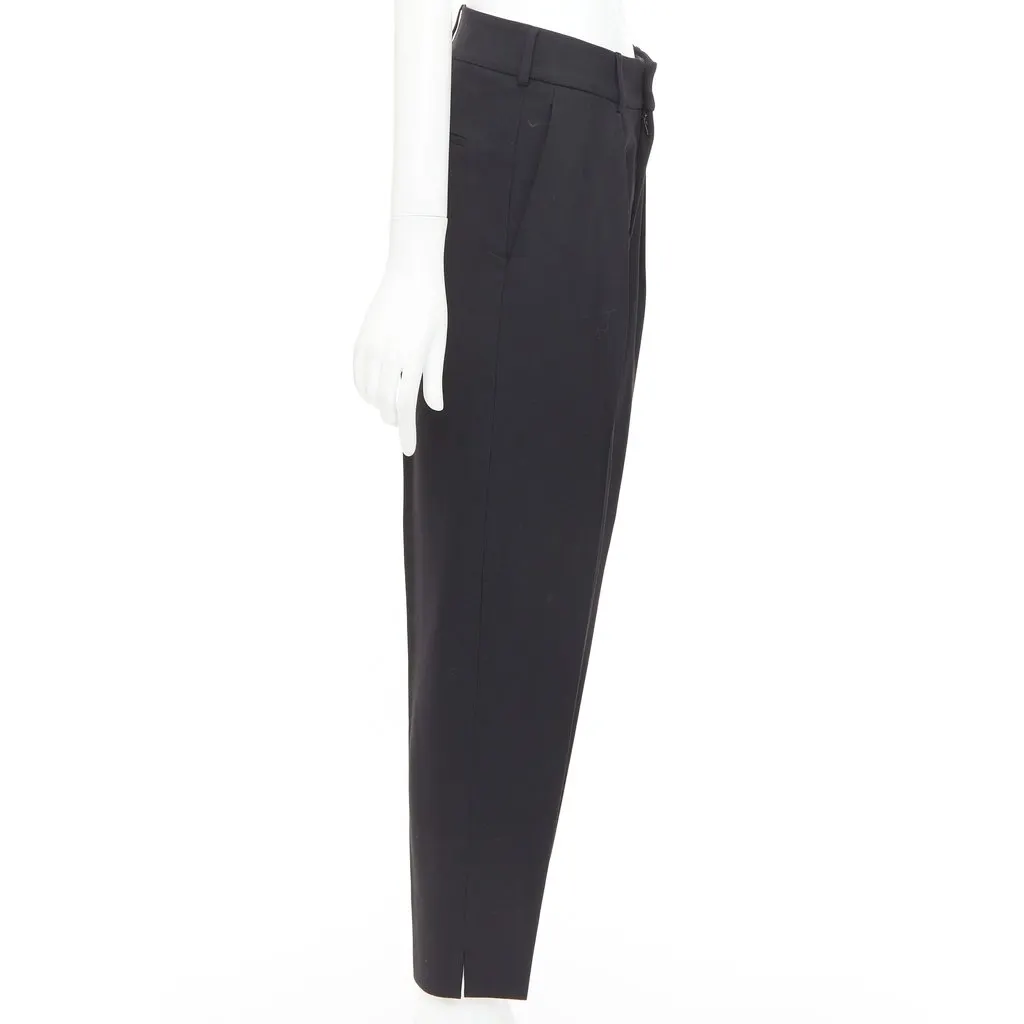 Saint Laurent Black Wool Trouser Black Wool Very good - Model View
