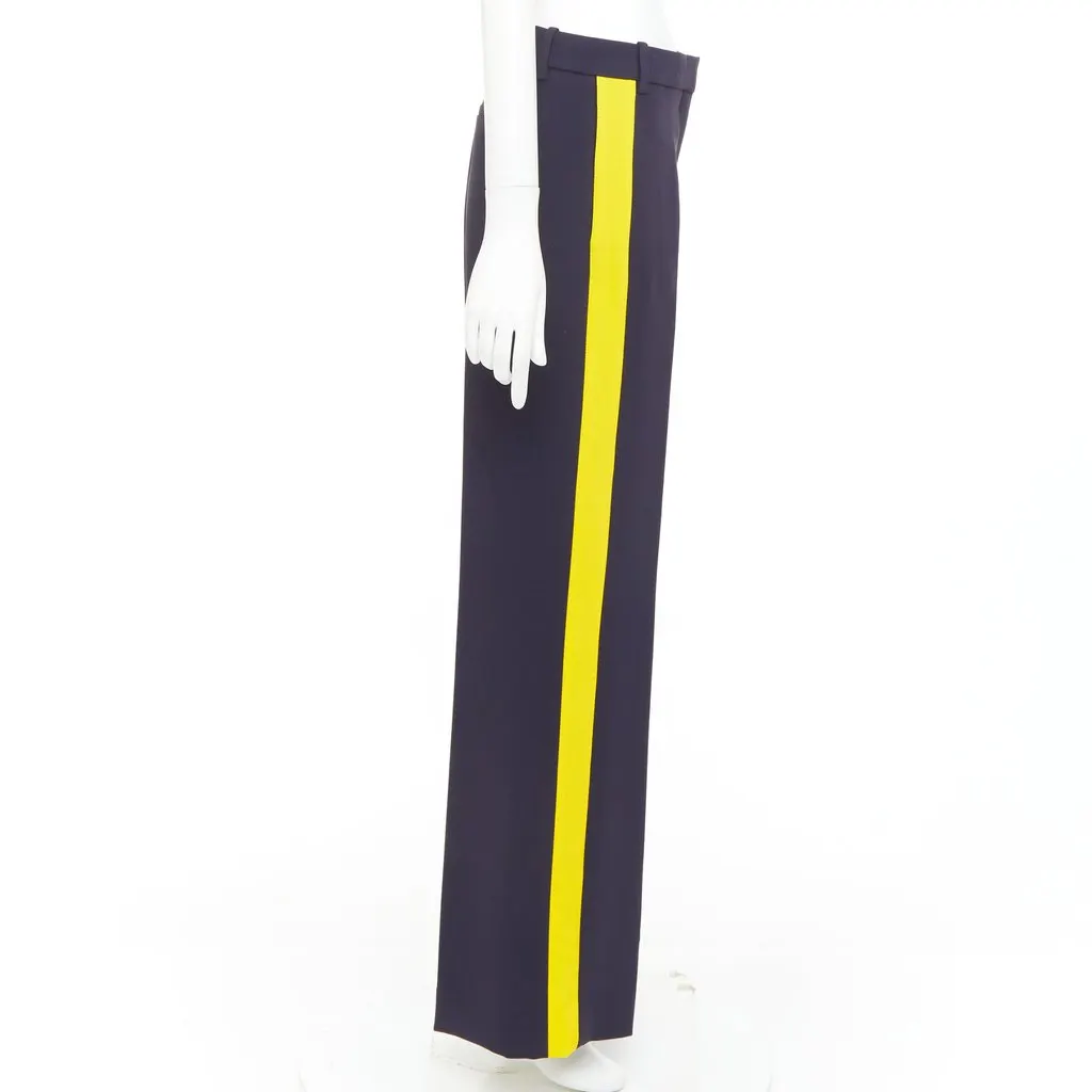 VICTORIA, VICTORIA BECKHAM Navy Polyester Trouser Navy Polyester Very good - Model View