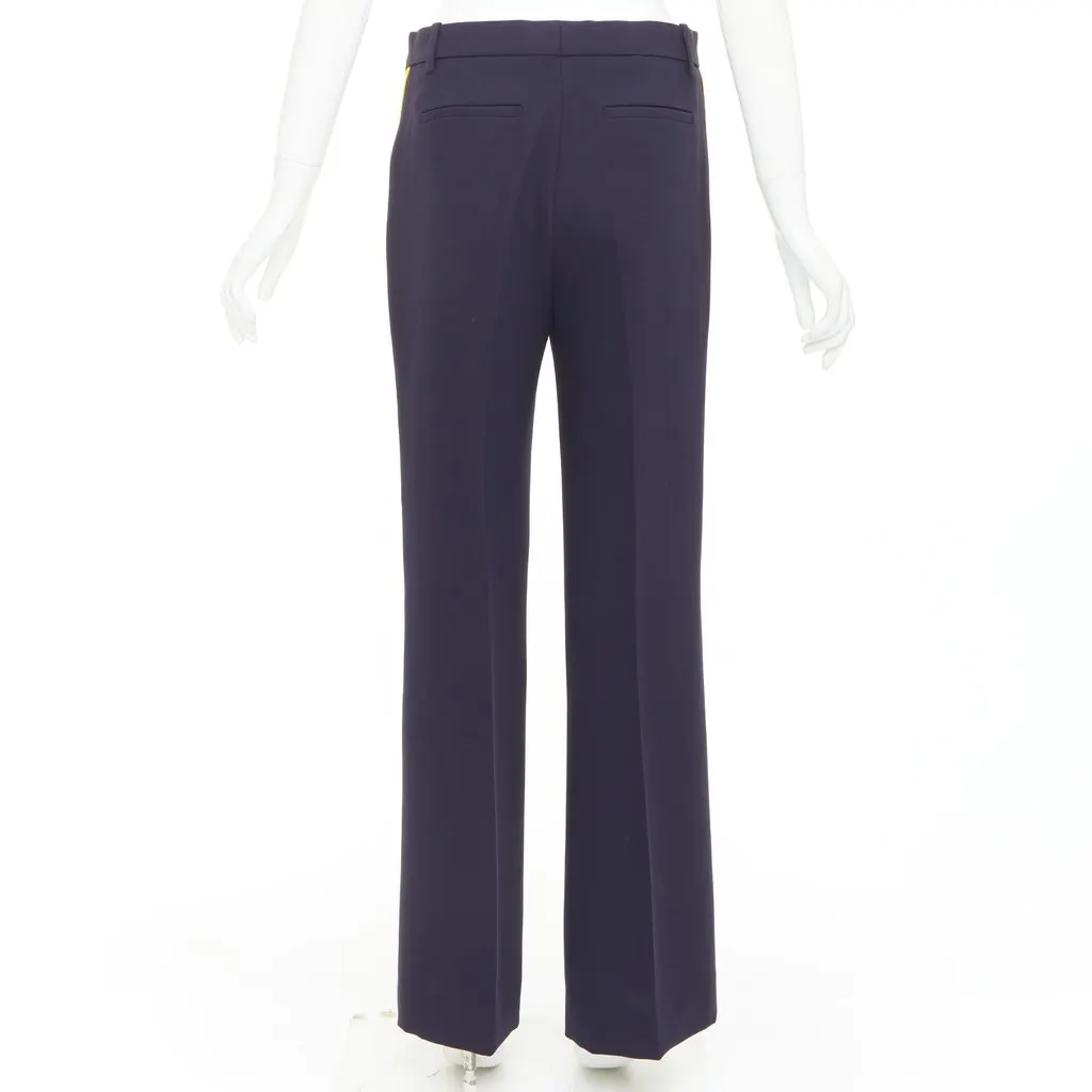 VICTORIA, VICTORIA BECKHAM Navy Polyester Trouser Navy Polyester Very good - Box View