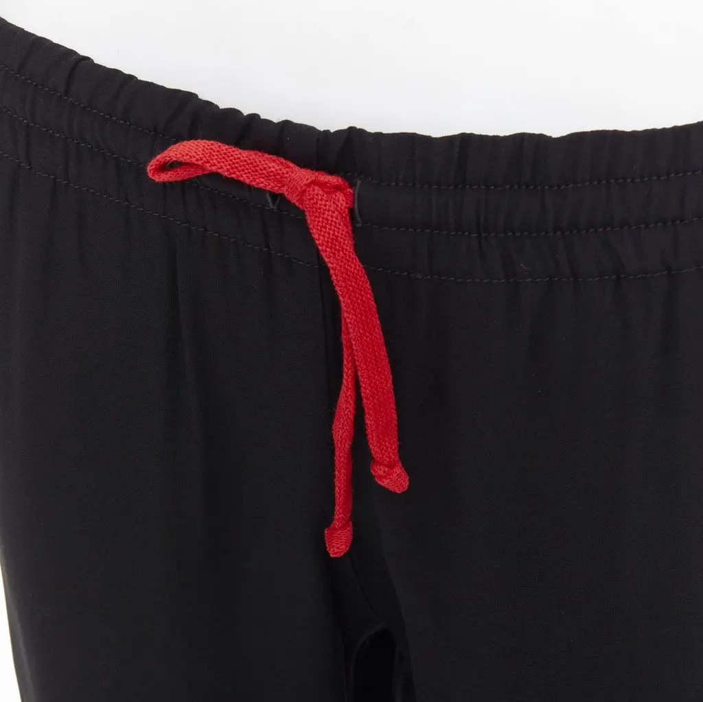 Celine Black Viscose Trouser Black Viscose Very good - Back View