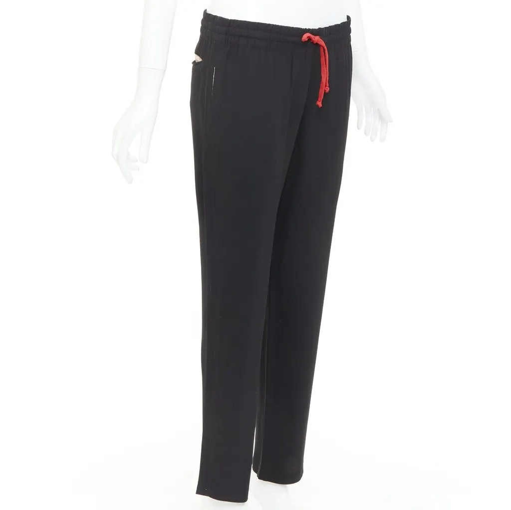 Celine Black Viscose Trouser Black Viscose Very good - Inside View