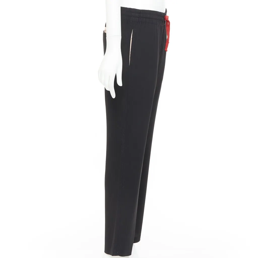 Celine Black Viscose Trouser Black Viscose Very good - Model View
